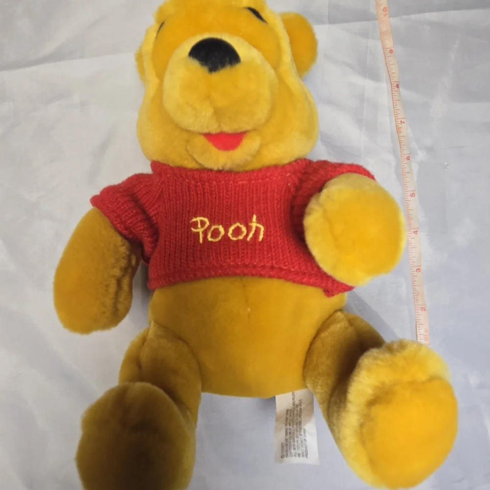 Disney Yellow‎ Bear with Red Sweater